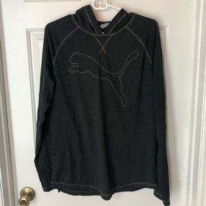 PUMA Long Sleeve Hooded Shirt